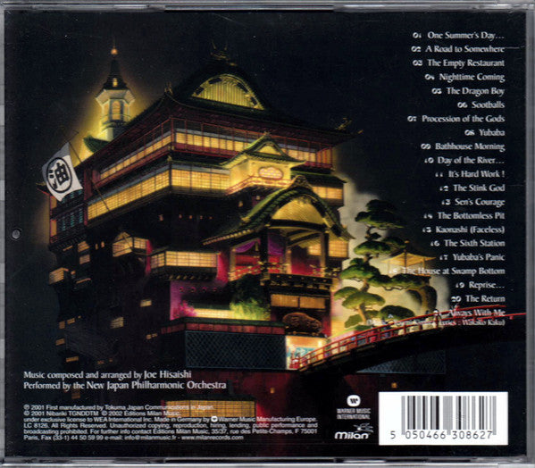 Joe Hisaishi, New Japan Philharmonic : Miyazaki's Spirited Away (CD, Album, RE)