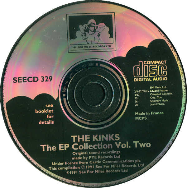 The Kinks : The EP Collection Vol.Two (CD, Comp)