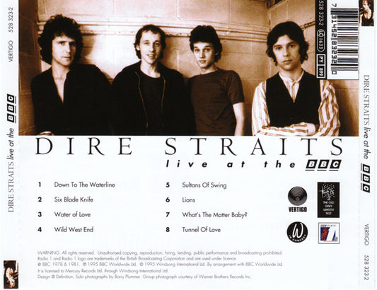 Dire Straits : Live At The BBC (CD, Album, RE, RP)