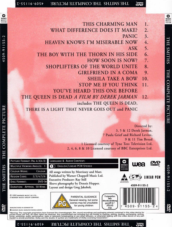 The Smiths : The Complete Picture (DVD-V, Comp, Copy Prot., RE, PAL, Sup)