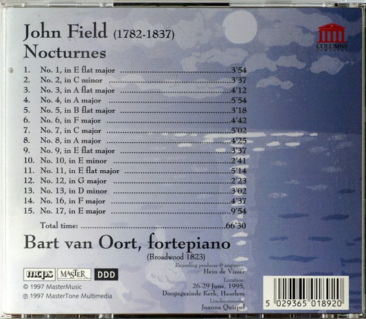 John Field (2) - Bart Van Oort : Nocturnes (CD)