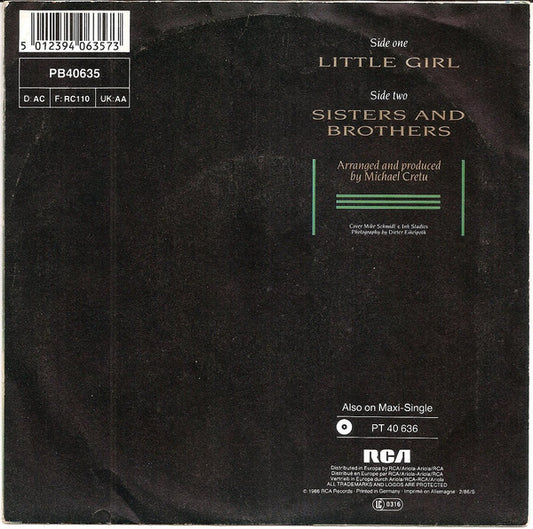 Sandra : Little Girl (7", Single)