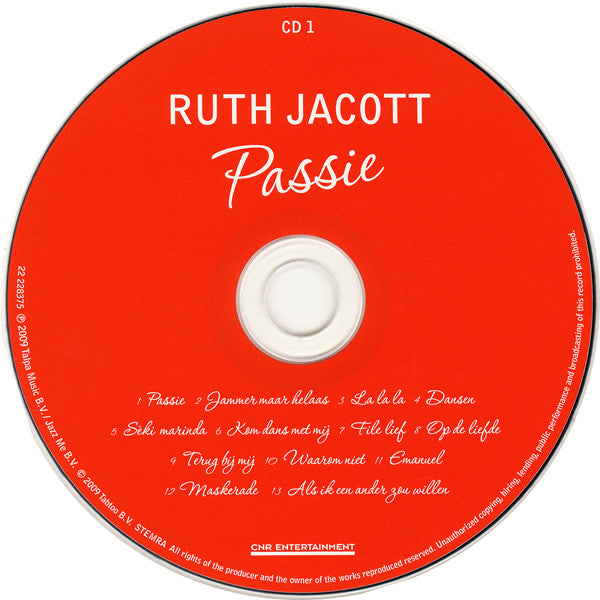 Ruth Jacott : Passie (2xCD, Album)