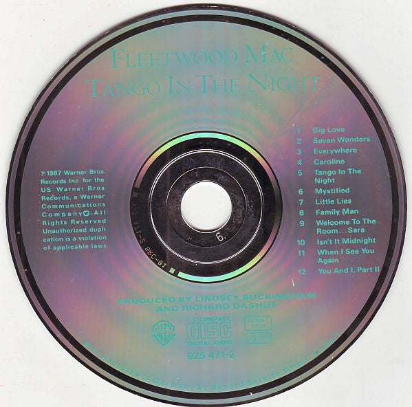 Fleetwood Mac : Tango In The Night (CD, Album)