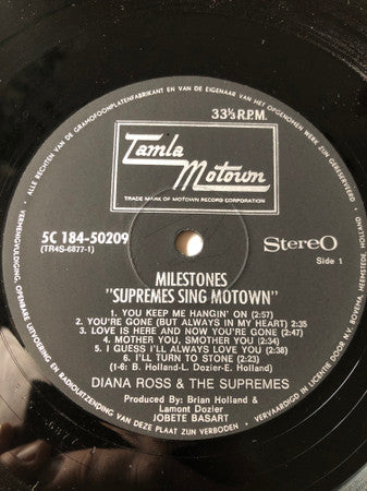 The Supremes : Sing Motown / A' Go-Go (2xLP, Comp)