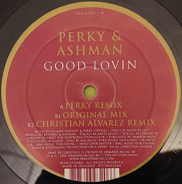 Perky & Ashman (3) : Good Lovin' (12")
