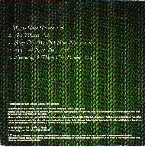 Stereophonics : Just Enough Education To Perform (CD, Comp, Promo, Smplr)