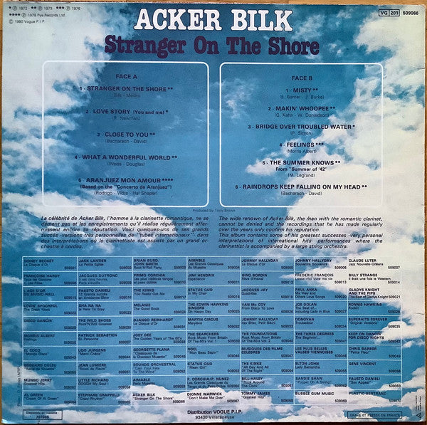 Acker Bilk : Stranger On The Shore (LP, Album)