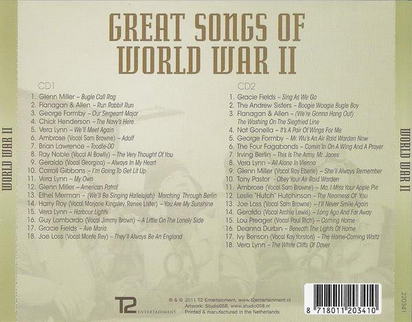 Various : Great Songs Of World War II (2xCD, Comp)