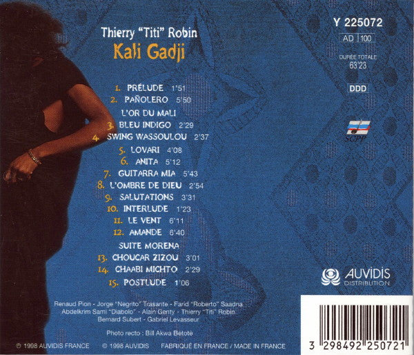 Thierry Robin : Kali Gadji (CD, Album)