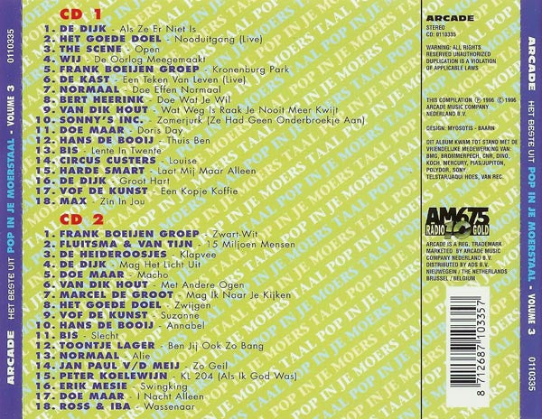 Various : Het Beste Uit Pop In Je Moerstaal - Volume 3 (2xCD, Comp)