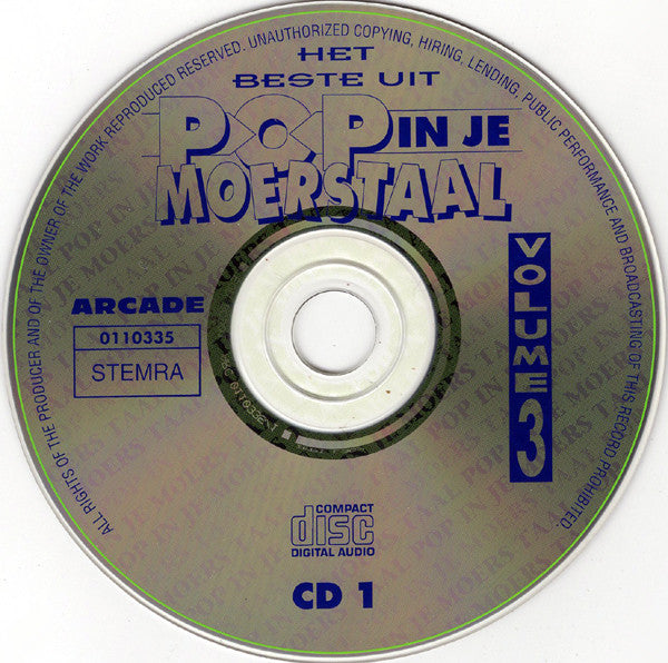 Various : Het Beste Uit Pop In Je Moerstaal - Volume 3 (2xCD, Comp)