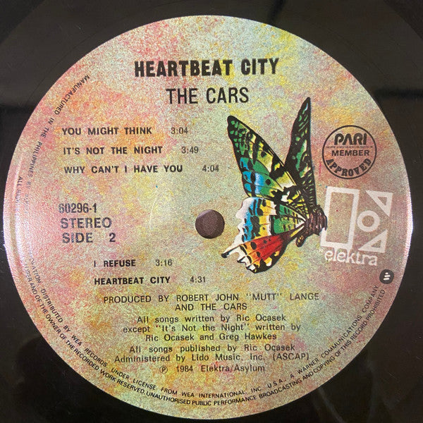 The Cars : Heartbeat City (LP, Album)
