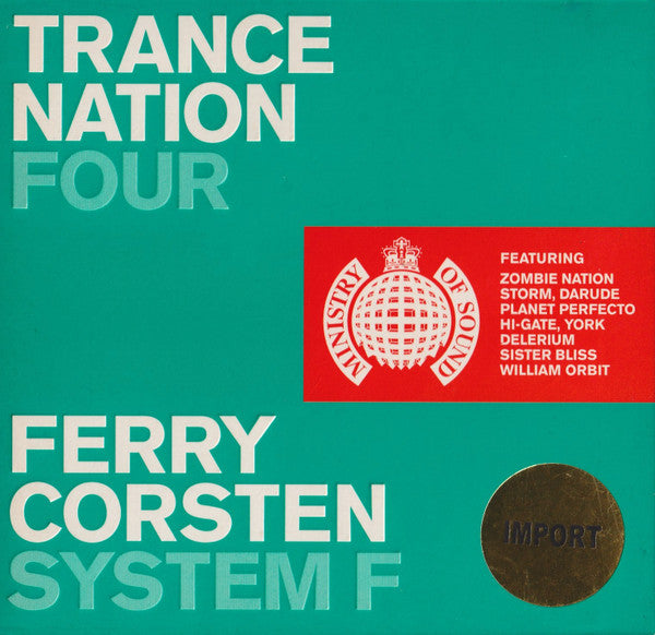 Ferry Corsten / System F : Trance Nation Four (2xCD, Mixed, Car)