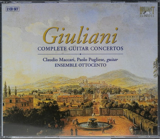 Mauro Giuliani (2) - Claudio Maccari, Paolo Pugliese (2), Ensemble Ottocento : Complete Guitar Concertos (2xCD)