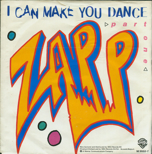Zapp : I Can Make You Dance (7", Single)