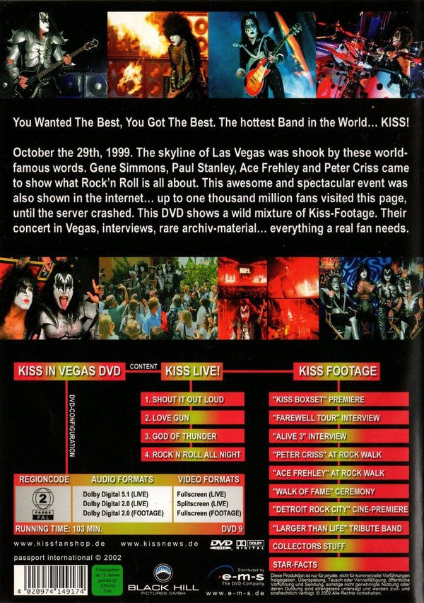 Kiss : In Vegas (DVD-V, PAL)