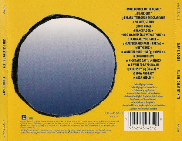 Zapp & Roger : All The Greatest Hits (CD, Comp)