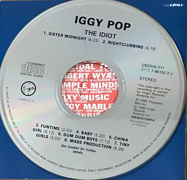 Iggy Pop : The Idiot / Brick By Brick (CD, Album, RE + CD, Album, RE + Comp)