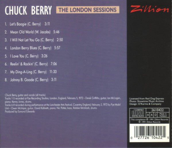 Chuck Berry : The London Sessions (CD, Album, RE)