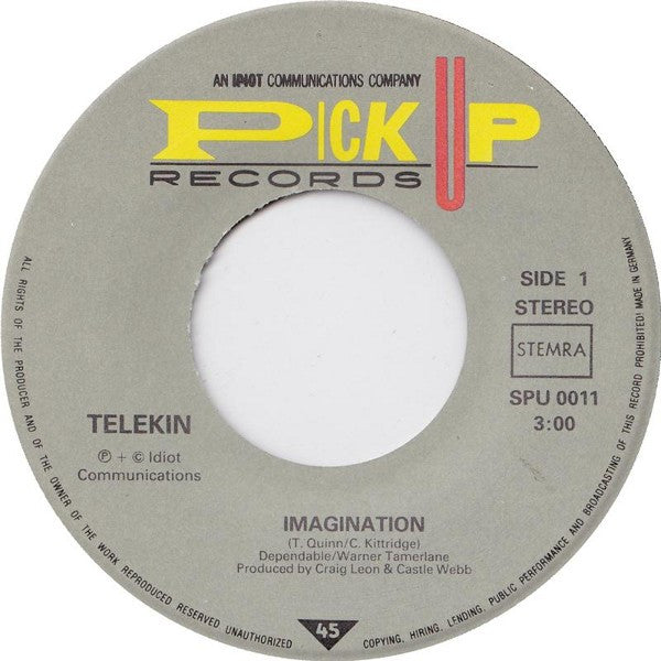 Telekin : Imagination (7", Single)
