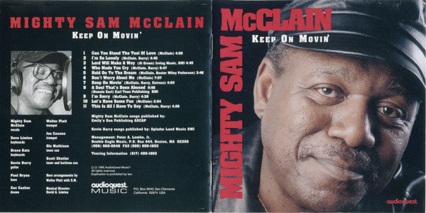 Mighty Sam McClain : Keep On Movin' (CD, Album)