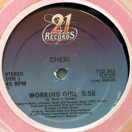 Cheri : Working Girl (12")