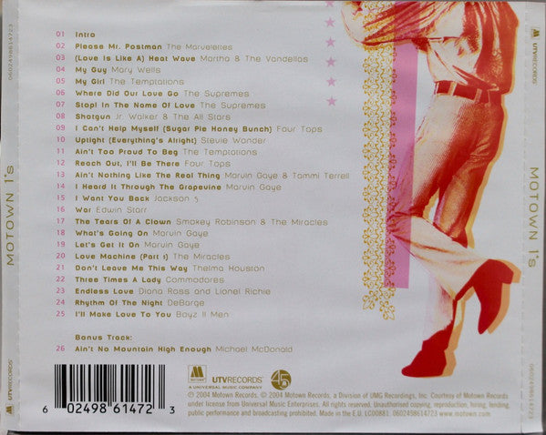 Various : Motown 1*s (CD, Comp)