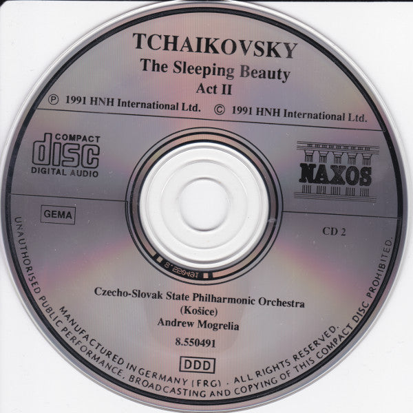 Pyotr Ilyich Tchaikovsky - Slovak State Philharmonic Orchestra, Košice, Andrew Mogrelia : The Sleeping Beauty, Op. 66 (Complete Ballet) (3xCD)