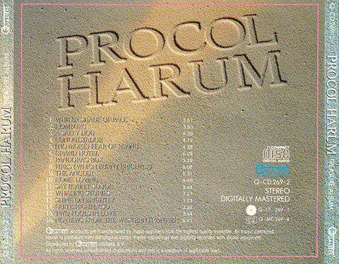 Procol Harum : The Treasure Album. Greatest Hits (CD, Comp)