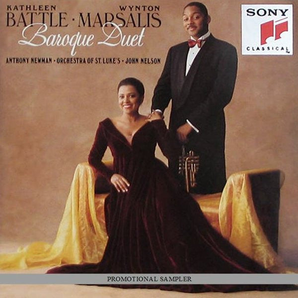 Kathleen Battle / Wynton Marsalis / John Nelson (5) / Anthony Newman / Orchestra Of St. Luke's : Baroque Duet - Promotional Sampler (CD, Promo, Smplr)