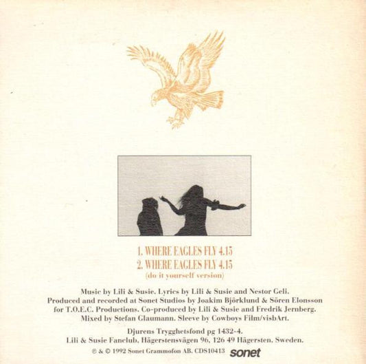 Lili & Sussie : Where Eagles Fly (CD, Single)
