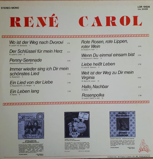 René Carol : René Carol (LP, Album, Mono, RE)