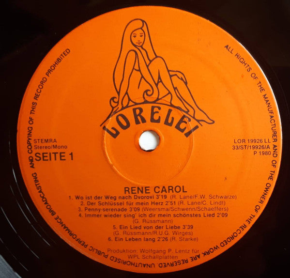 René Carol : René Carol (LP, Album, Mono, RE)