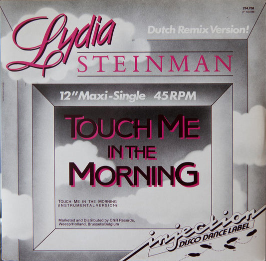 Lydia Steinman : Touch Me In The Morning (12")