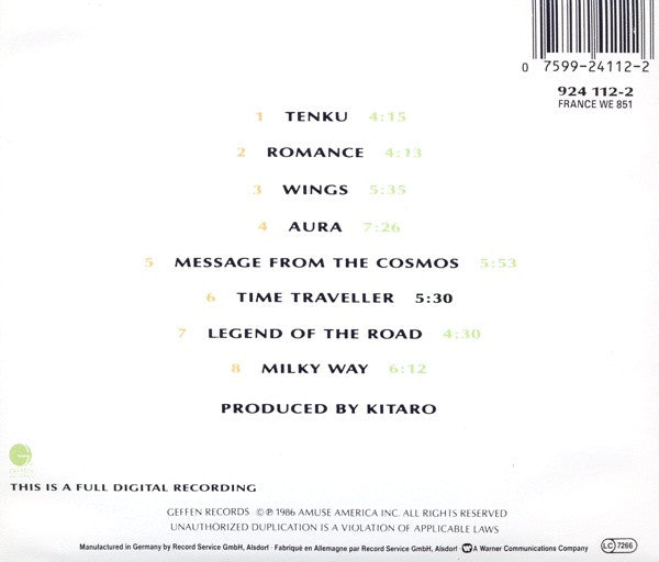Kitaro : Tenku (CD, Album)