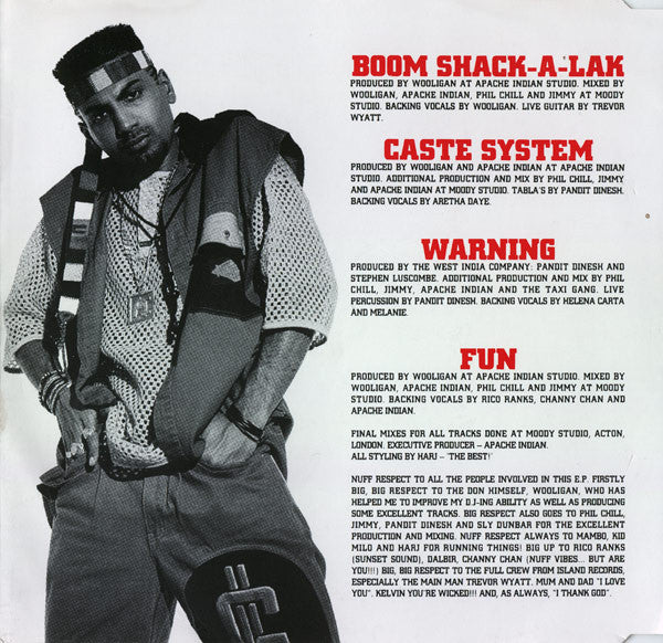 Apache Indian : Nuff Vibes EP (CD, EP)