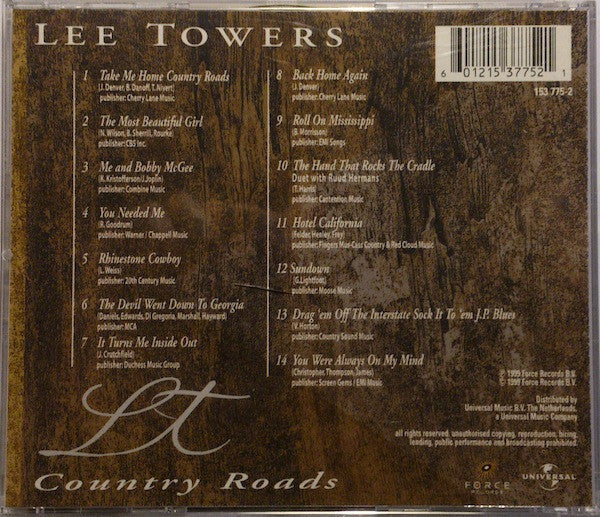Lee Towers : Country Roads (CD, Album)