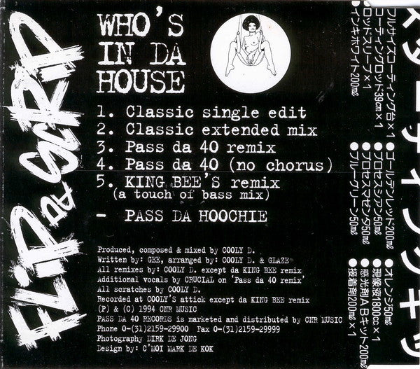 Flip Da Scrip : Who's In Da House (CD, Maxi)
