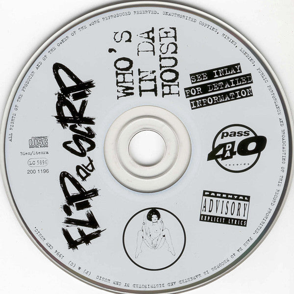 Flip Da Scrip : Who's In Da House (CD, Maxi)