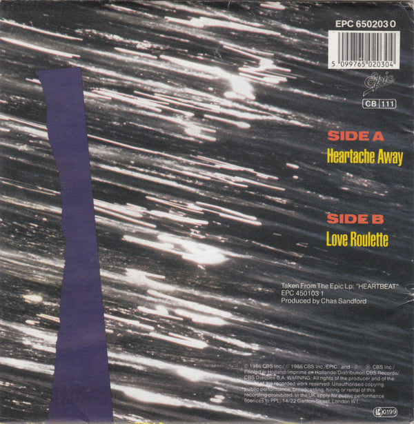 Don Johnson : Heartache Away (7", Single, Pos)