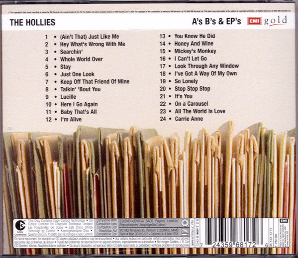 The Hollies : A's B's & EP's (CD, Comp, Copy Prot.)