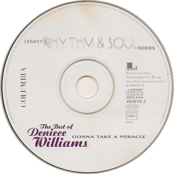 Deniece Williams : Gonna Take A Miracle: The Best Of Deniece Williams (CD, Comp)