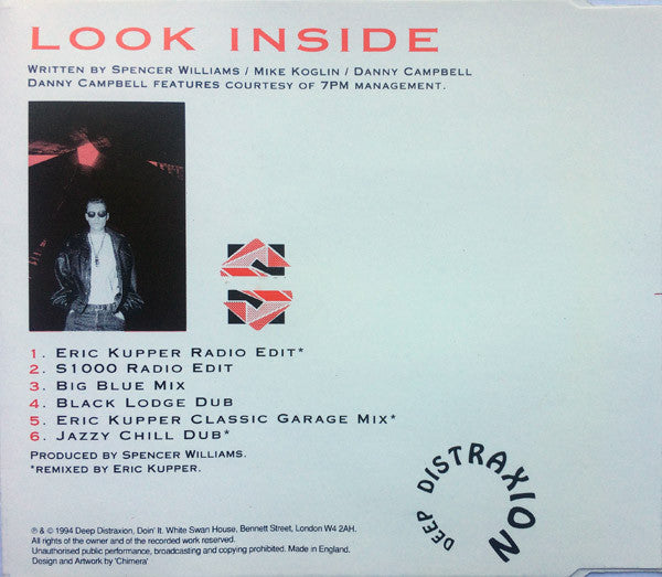 S1000 Featuring Danny Campbell : Look Inside (CD, Single)