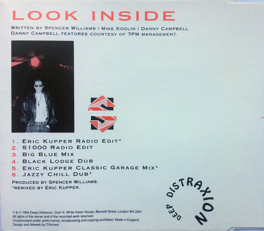 S1000 Featuring Danny Campbell : Look Inside (CD, Single)
