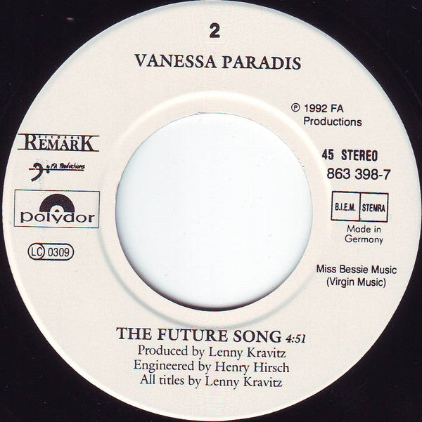 Vanessa Paradis : Be My Baby (7", Single)