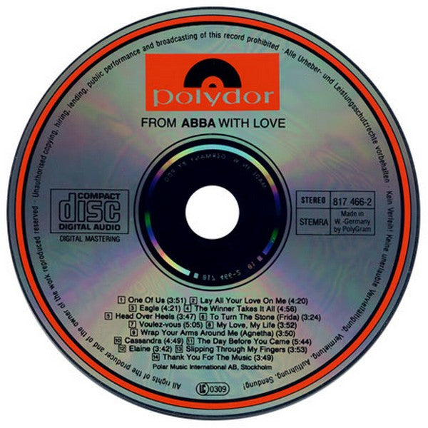 ABBA : From ABBA With Love (CD, Comp, RE)