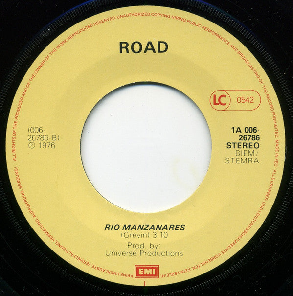 Road : Unchained Melody / Rio Manzanares (7")
