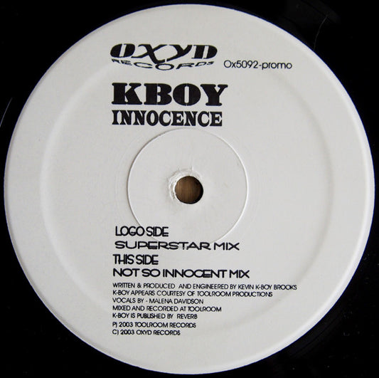 Kboy : Innocence (12")