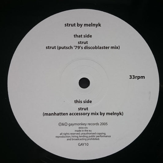 Melnyk : Strut (12")